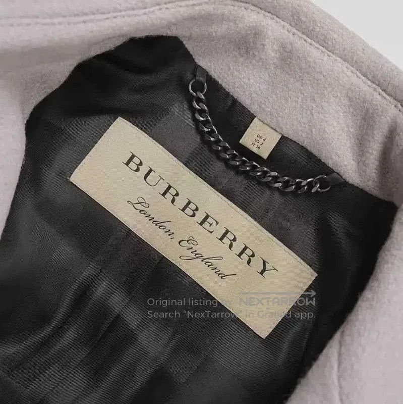 Burberry Burberry Women's Winter Light Purple Wool Coat. Size S / US 4 / IT 40 - 6 Thumbnail