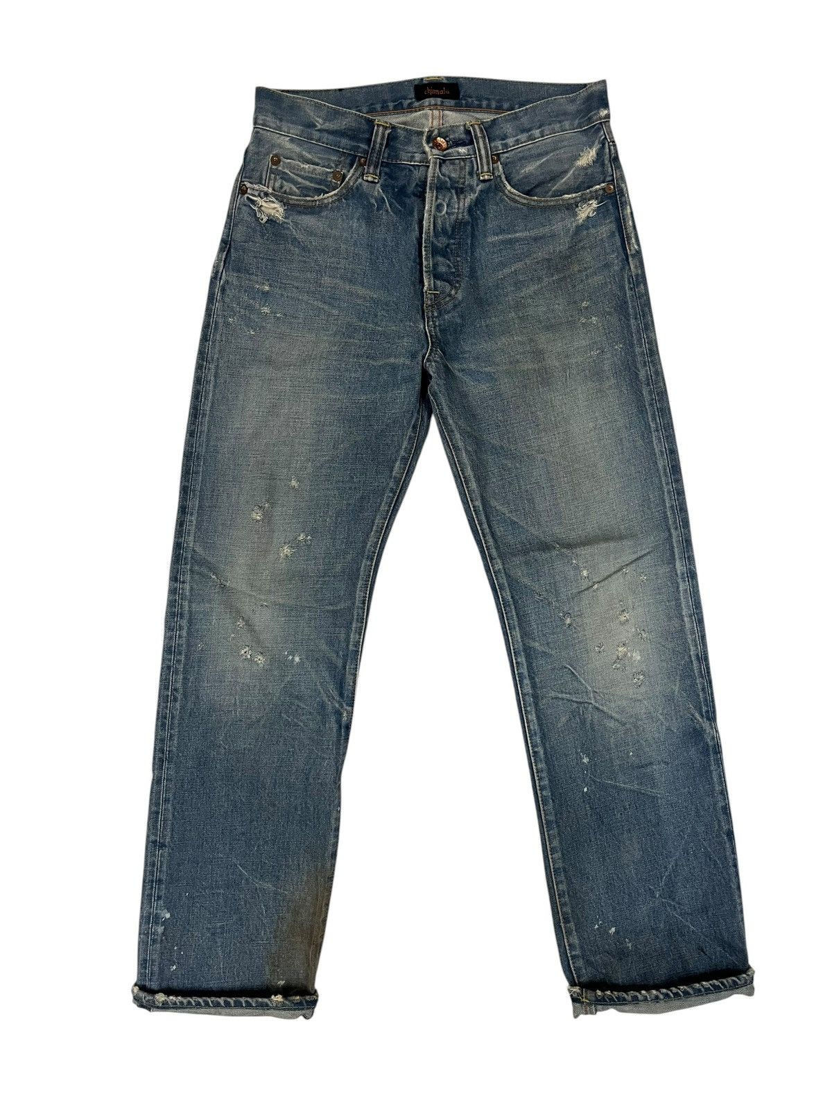 Chimala Chimala Japan Rips Distressed Denim Chinos Trouser Pant