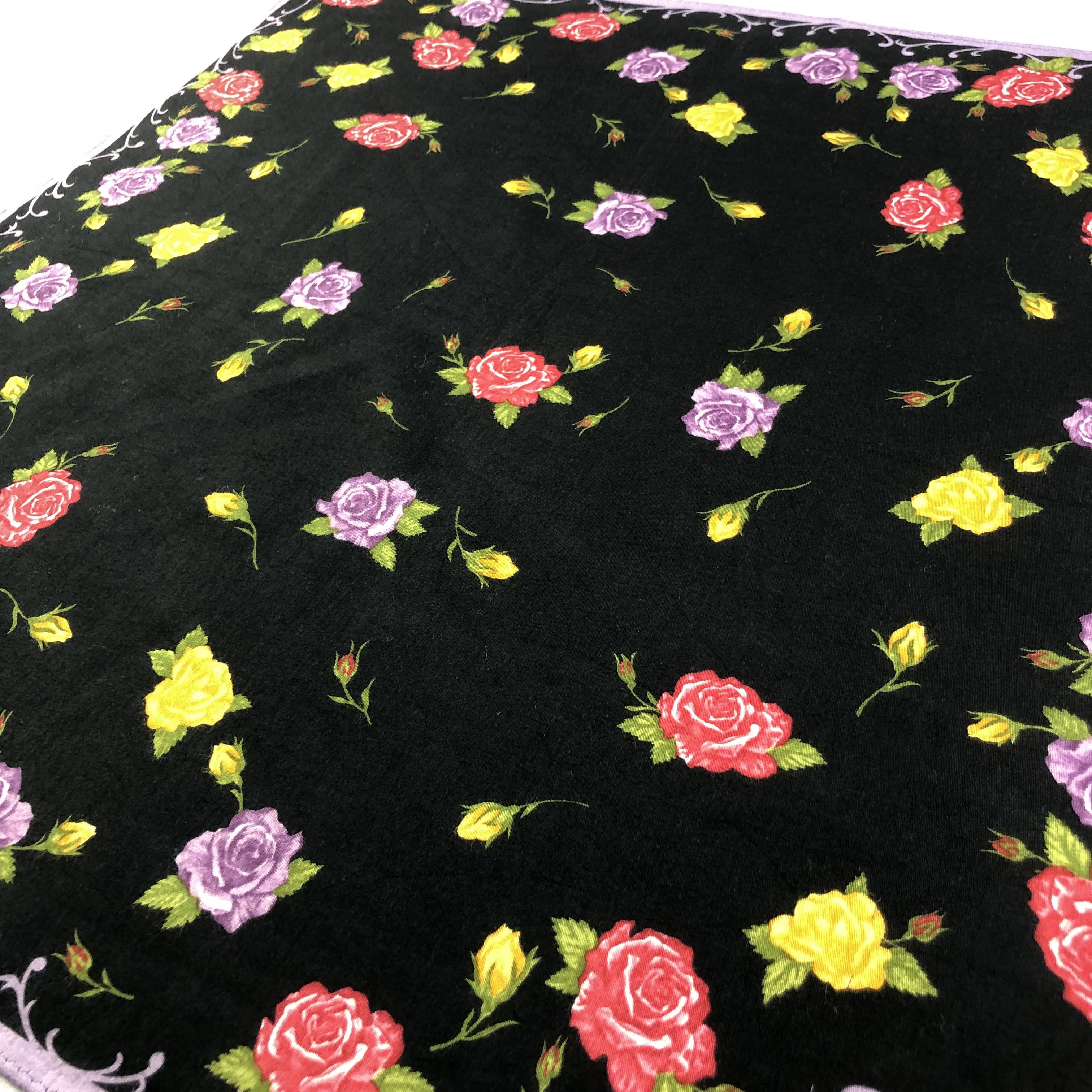 Anna Sui Anna Sui Roses Handkerchief Neckerchief Bandana H1515 Size ONE SIZE - 3 Thumbnail