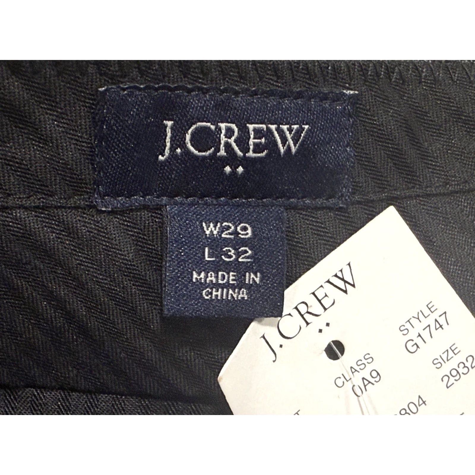 J.Crew J.CREW Thompson Dress Pants Mens Slim Fit Tapered 30x31.5 Gray Wool Business Formal Size US 30 / EU 46 - 5 Thumbnail
