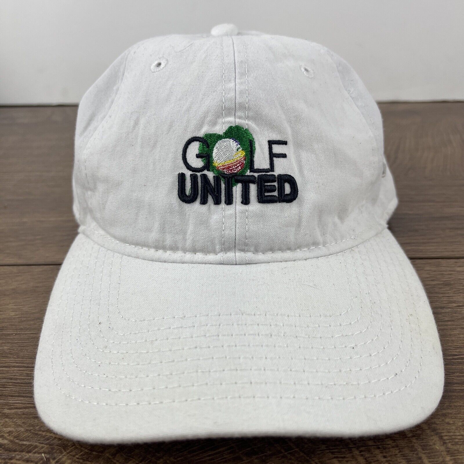 Other United Golf Hat Golf White Hat Adjustable Adult Size Hat Whi Size ONE SIZE - 5 Thumbnail