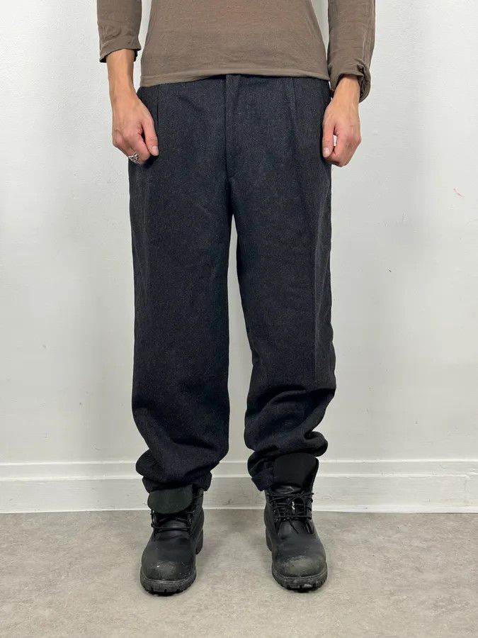 Gianfranco Ferre 2000s Gianfranco Ferré Grey Wool Tailored Pants Size US 34 / EU 50 - 1 Preview