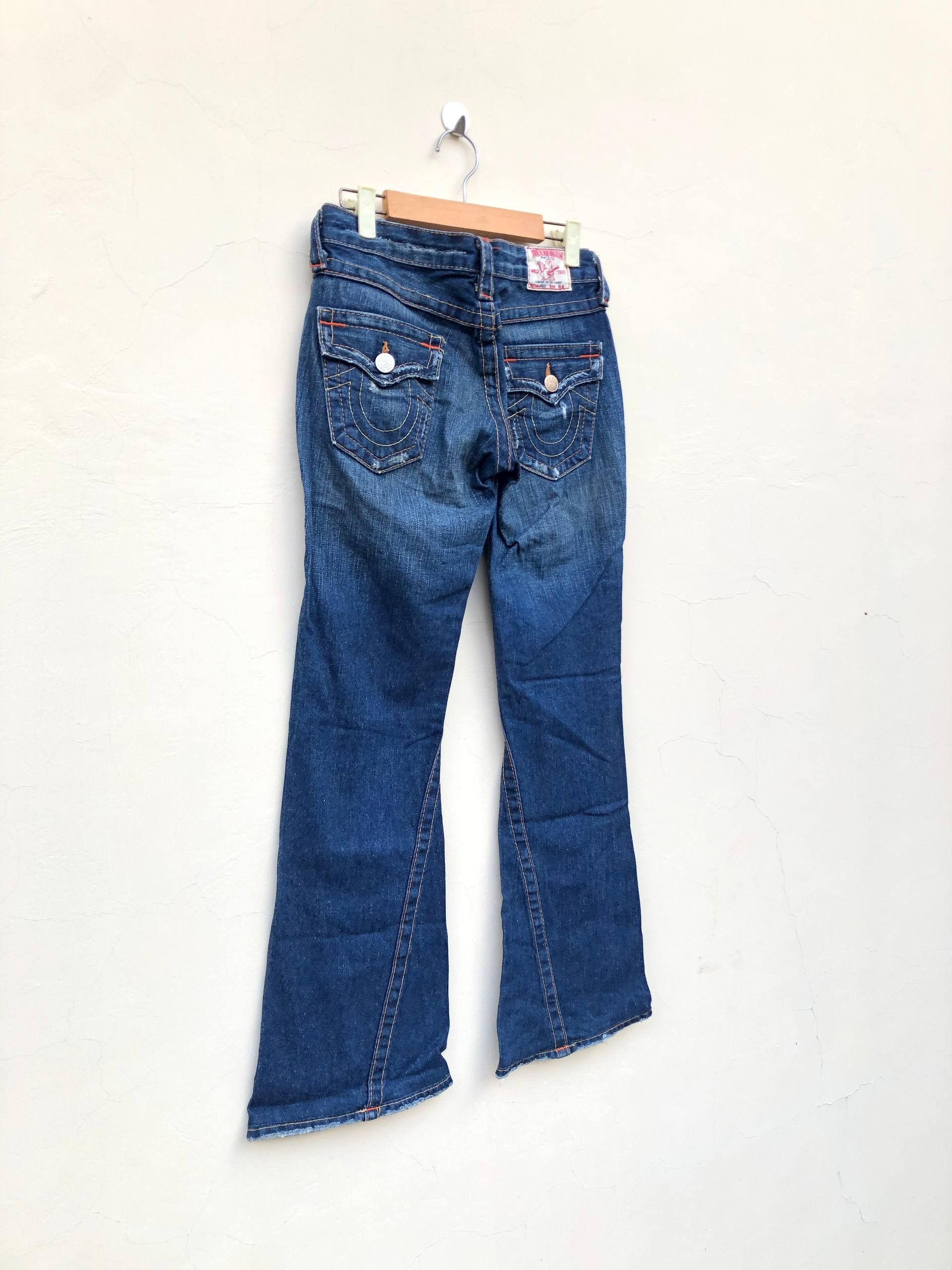 If Six Was Nine 2000s Distressed Bootcut Flared Vkei Y2k Japanese Archive Size US 28 / EU 44 - 3 Thumbnail