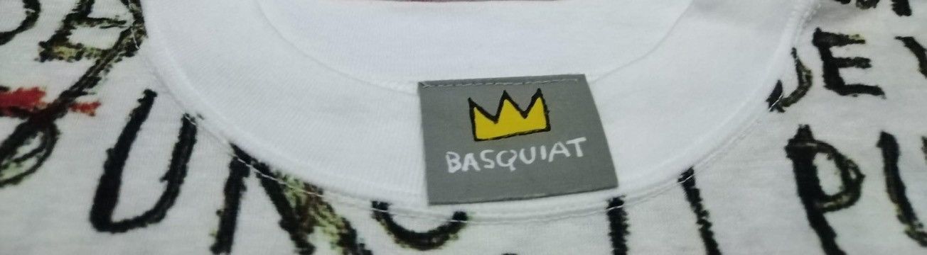 Jean-Michel Basquiat Very Rare 97s Vintage Jean Michel Basquiat Art All Overprint Size US M / EU 48-50 / 2 - 3 Thumbnail