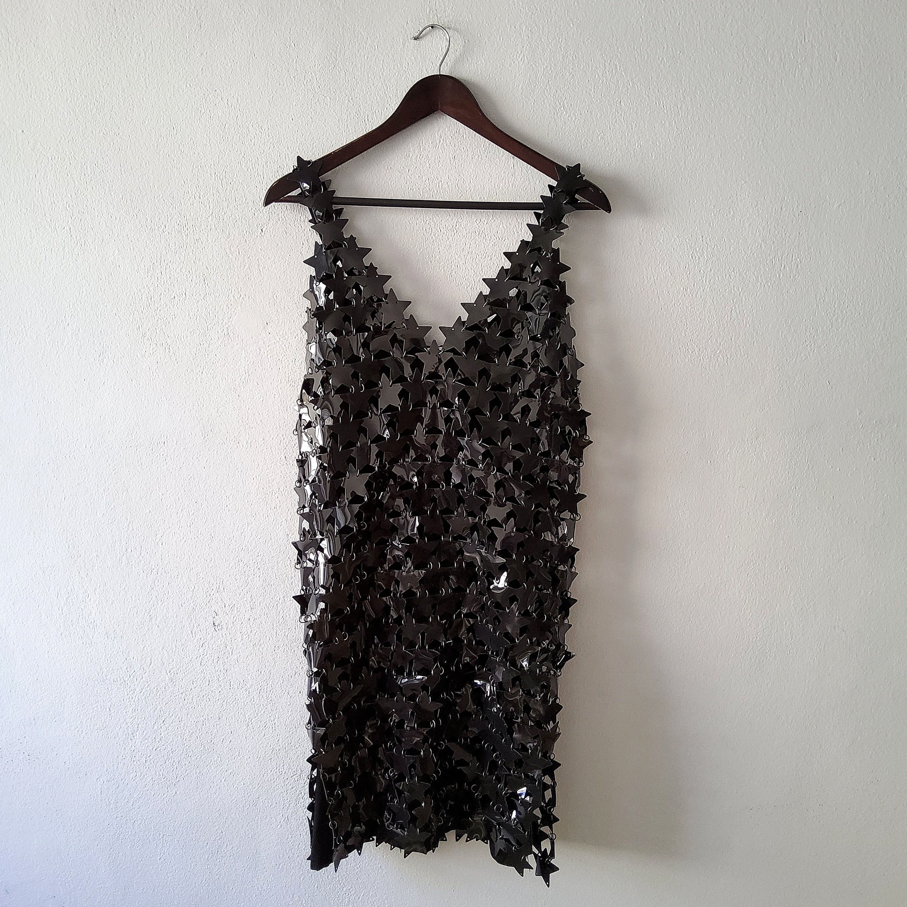 Paco Rabanne Paco Rabanne FW 2019 star chainmail shift mini dress Size XL / US 12-14 / IT 48-50 - 3 Thumbnail