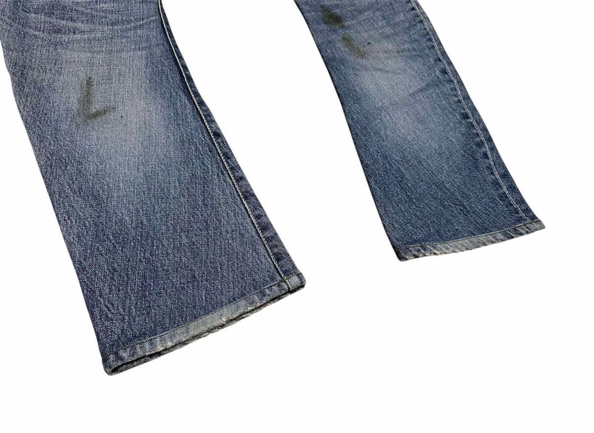 Attachment 🔥Sick Y2K Attachment Flared Denim J Cut Curved Distressed Size US 32 / EU 48 - 12 Thumbnail