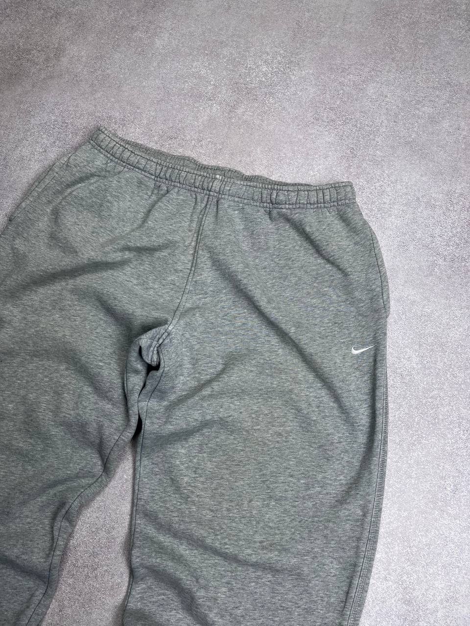 Nike × Vintage Vintage Nike Swoosh Crazy Cotton Track Pants Y2K XL Size US 36 / EU 52 - 2 Thumbnail