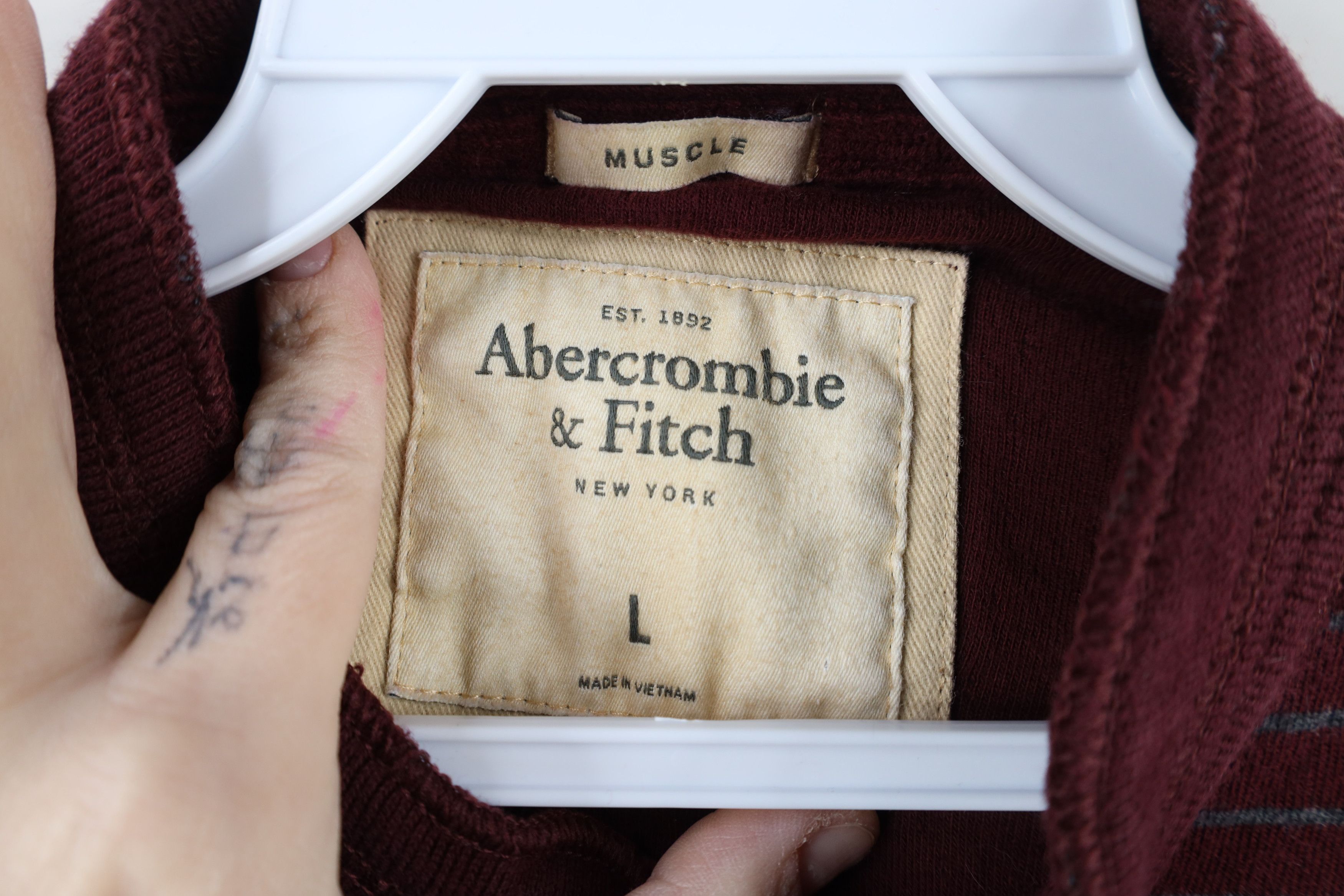 Abercrombie & Fitch Vintage 90s Y2K Abercrombie & Fitch Knit Henley T-Shirt Size US L / EU 52-54 / 3 - 9 Thumbnail