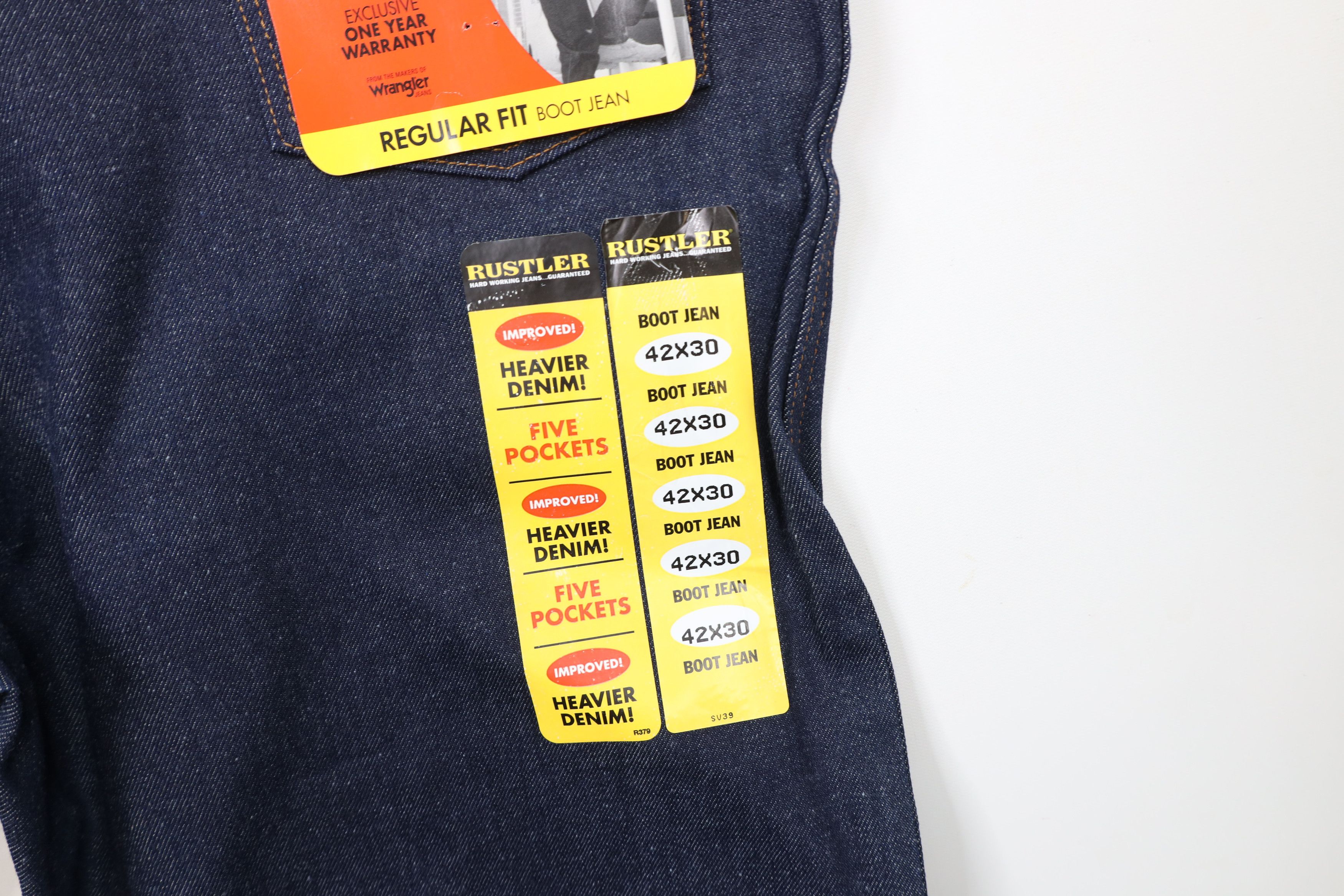 Vintage Deadstock Vintage Y2K 2001 Streetwear Bootcut Denim Jeans Size US 42 / EU 58 - 14 Thumbnail
