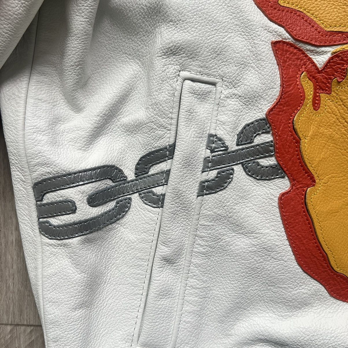 Supreme × Vanson Leathers Supreme x Vanson Leathers Ghost Rider Leather Jacket (White) Size US M / EU 48-50 / 2 - 7 Thumbnail