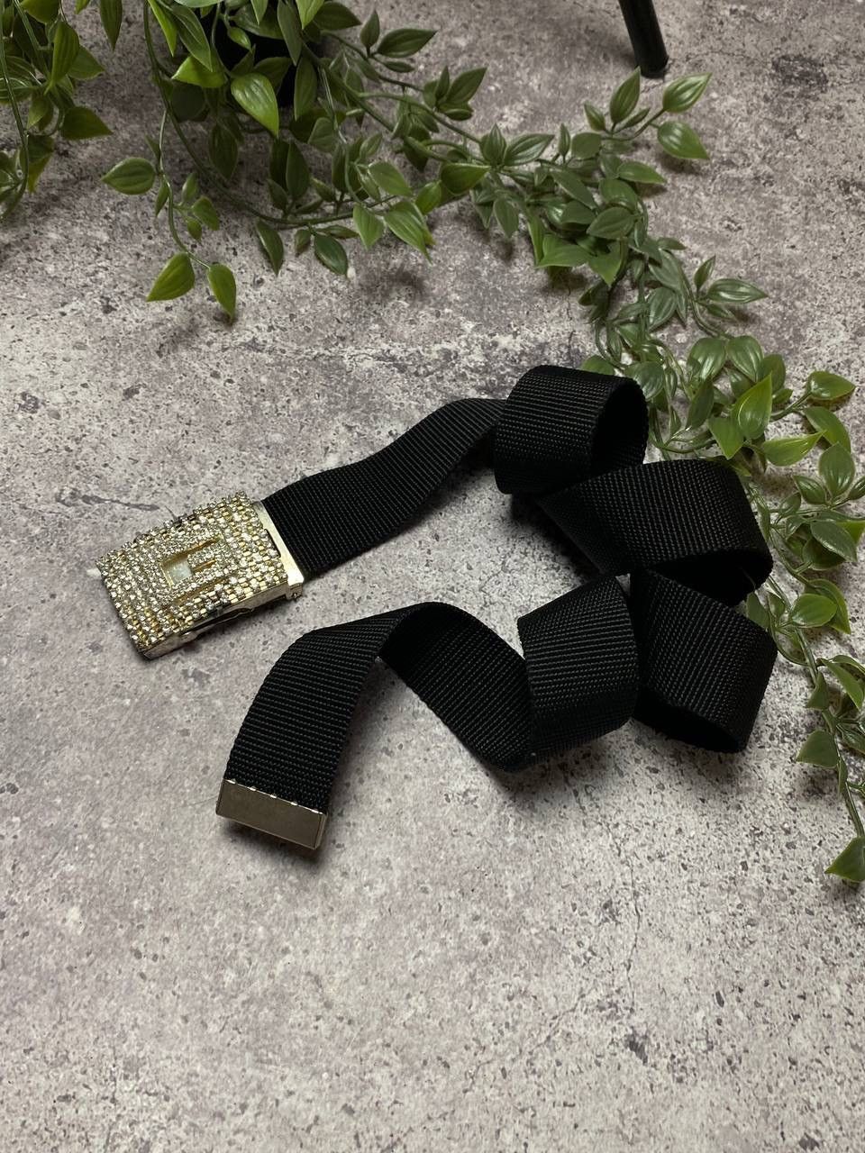 Japanese Brand × Vintage Crazy Y2k G Belt Crystal Logo Belt Japanese Viper Style 90’s Size ONE SIZE - 2 Thumbnail