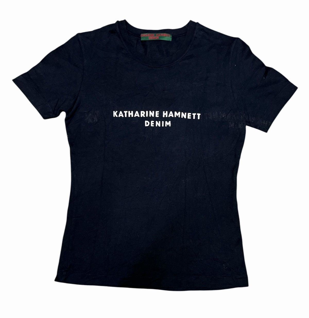 Katharine Hamnett London Katharine Hamnett Denim Tshirt Size L / US 10 / IT 46 - 1 Thumbnail