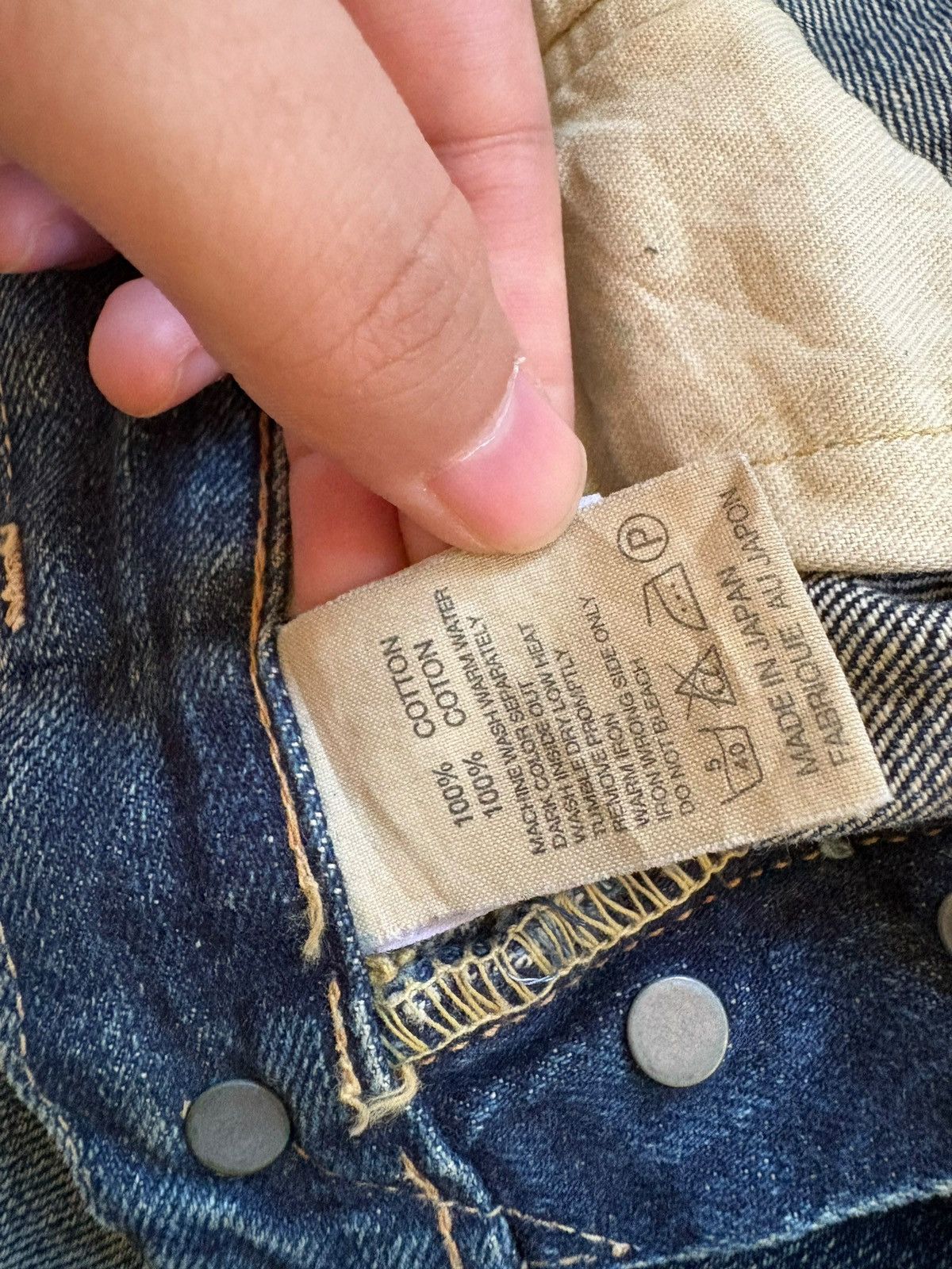 Japanese Brand Vintage Japanese Brand Selvedge Rusty Mud Wash Loose Jeans Size US 28 / EU 44 - 10 Thumbnail