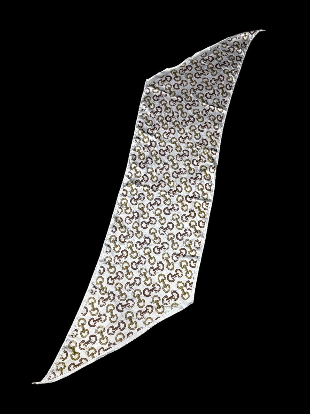 Gucci GUCCI FULLPRINT HORSEBIT SCARF NECK WRAP Size ONE SIZE - 4 Thumbnail