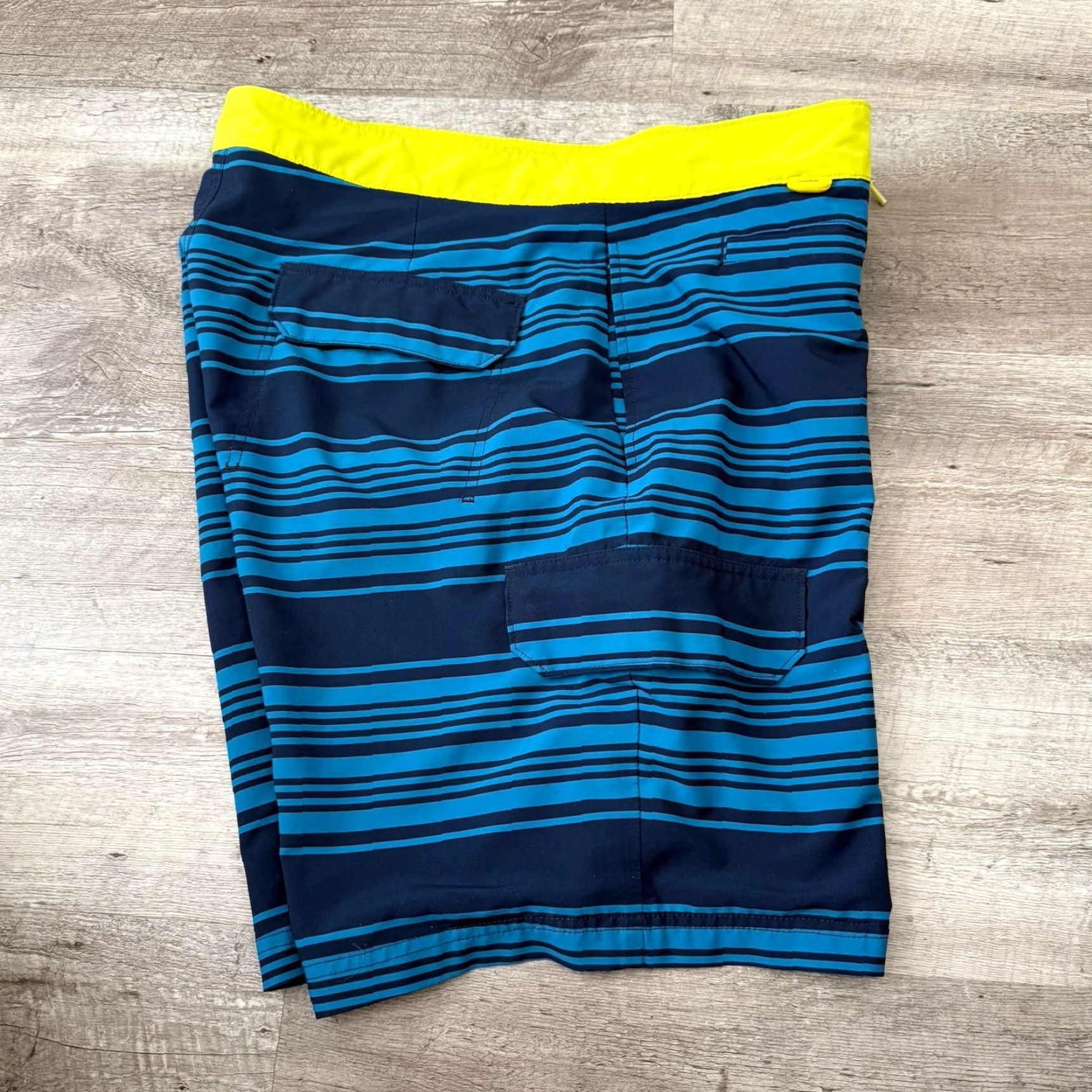 Duluth Trading Company Duluth Trading Co. Swim Trunks Mens 38 Navy Blue Striped Board Shorts Drawstring Quick Dry Pockets Beach Outdoor Mens Size US 38 / EU 54 - 5 Thumbnail