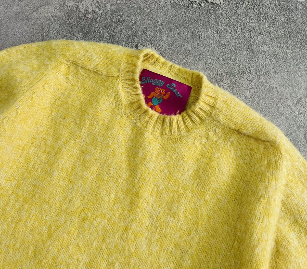 Howlin' Howlin’ Shaggy Bear Yellow Sweater 100% Pure Wool Scotland Size US M / EU 48-50 / 2 - 6 Thumbnail