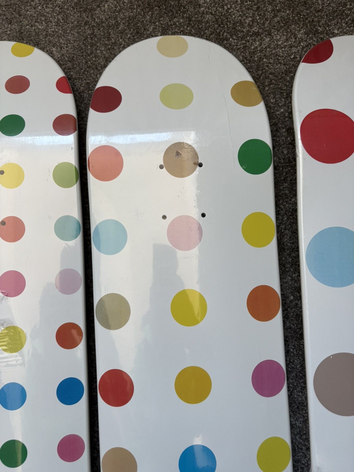 Damien Hirst × Supreme Supreme x Damien Hirst 2009 Spots Skateboard Deck Full Set Size ONE SIZE - 11 Thumbnail
