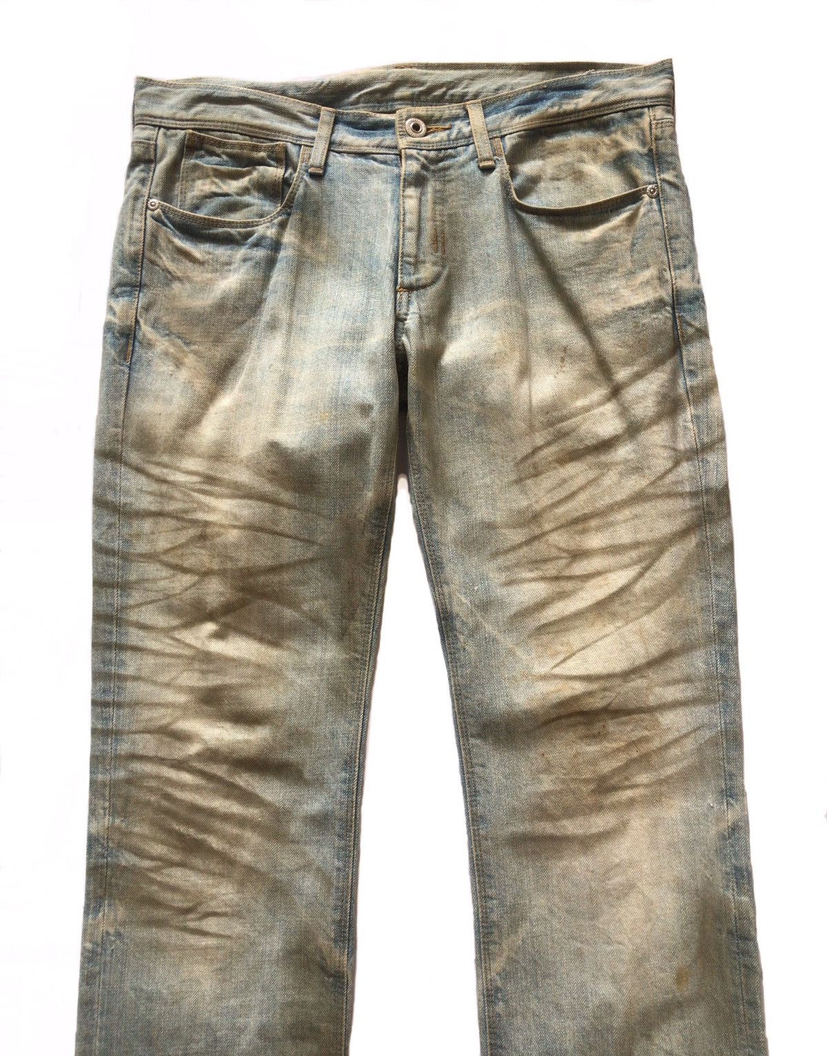Black Barrett BLACK BARRETT BY NEIL BARRETT BLEACH DISTRESSED SLIM FIT Size US 32 / EU 48 - 2 Thumbnail