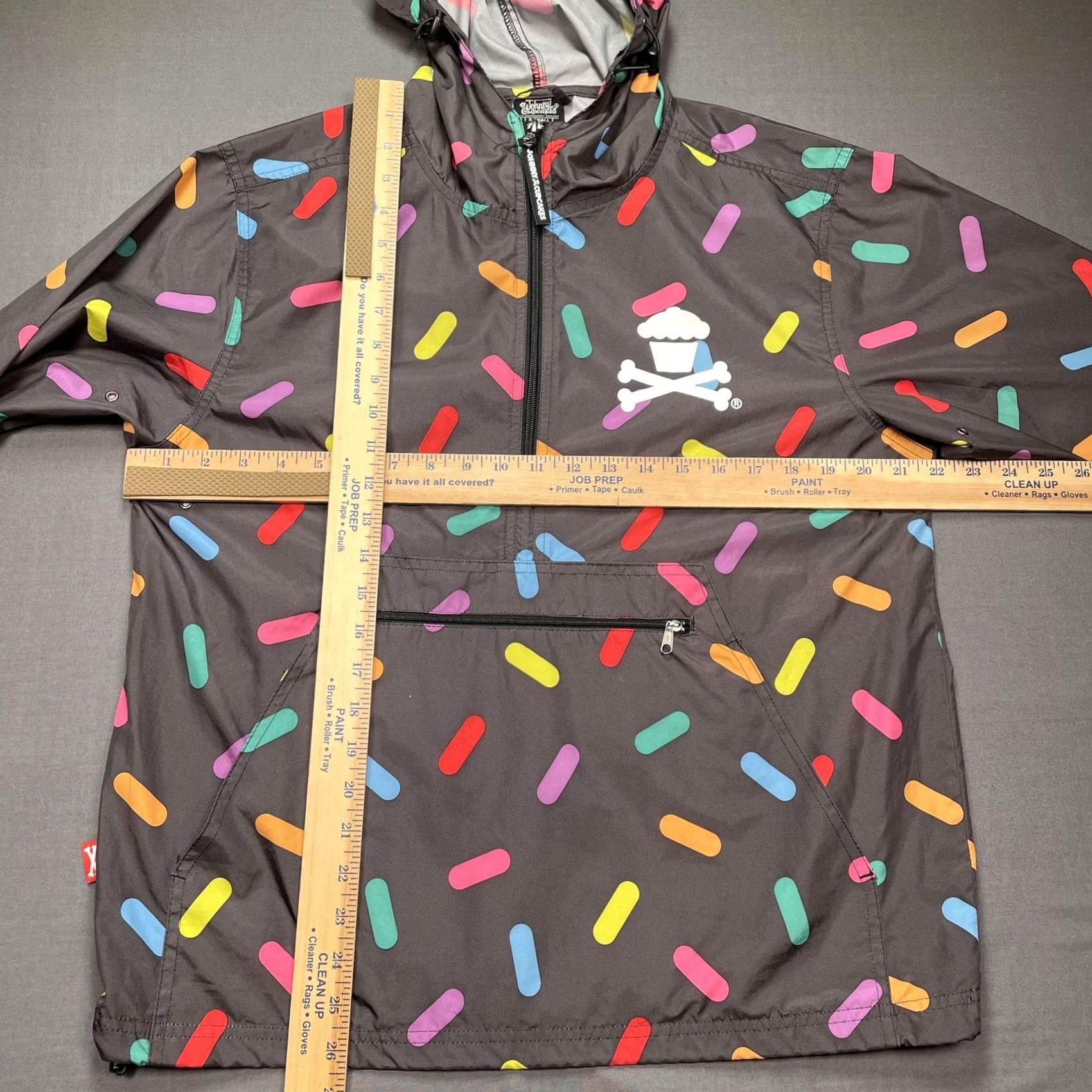 Johnny Cupcakes Johnny Cupcakes Jacket Mens XS Multicolor Sprinkle Hooded Anorak Pullover Size US XS / EU 42 / 0 - 3 Thumbnail