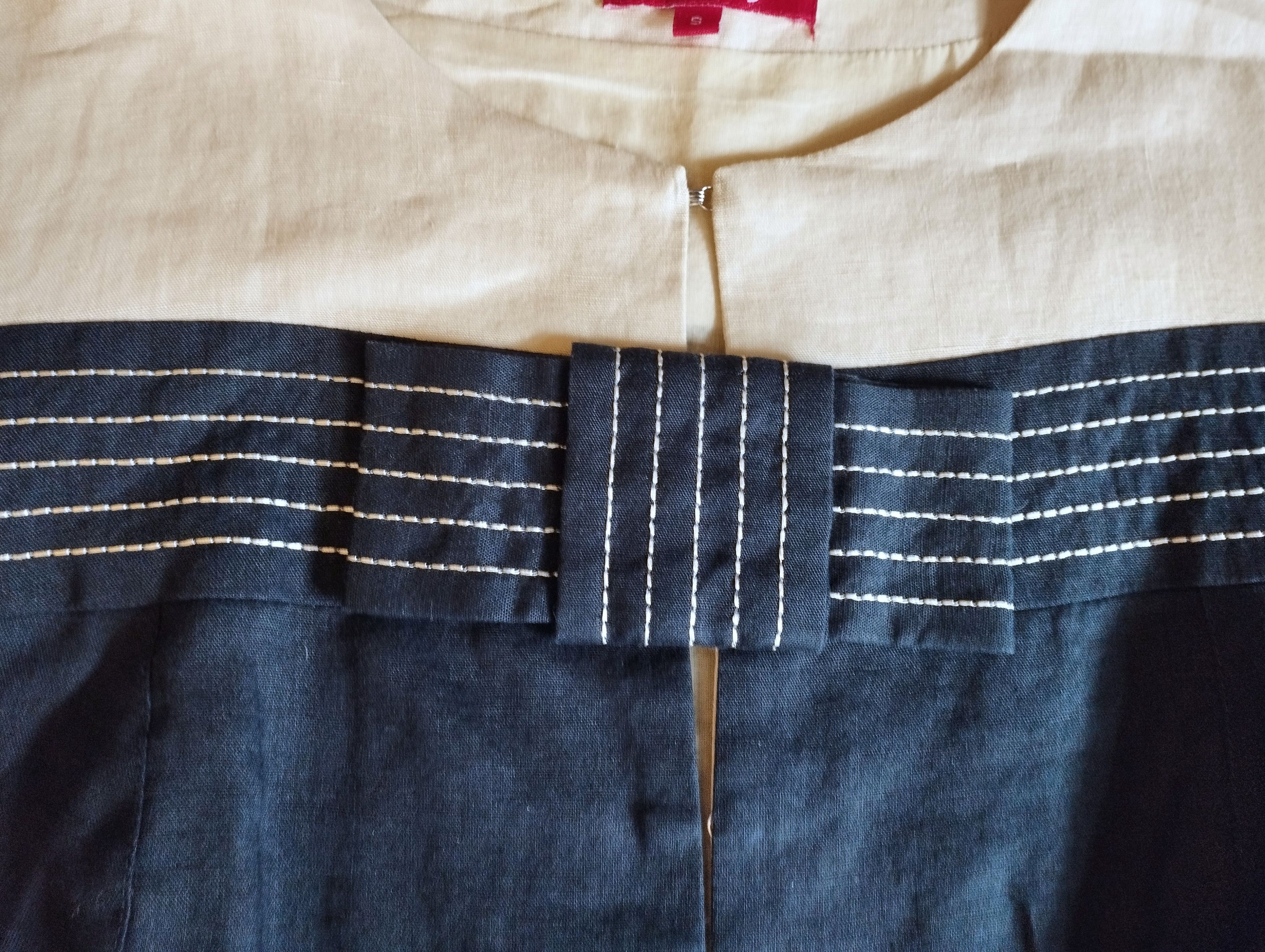 Designer René Derhy Veste Lin Soirée Céremonie T XS/S Size XS / US 0-2 / IT 36-38 - 6 Thumbnail