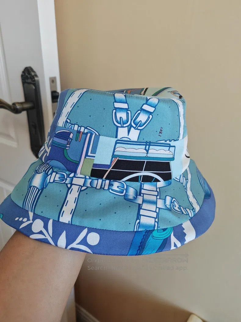 Hermes Hermes size 58 Silk fisherman hat Size ONE SIZE - 2 Thumbnail