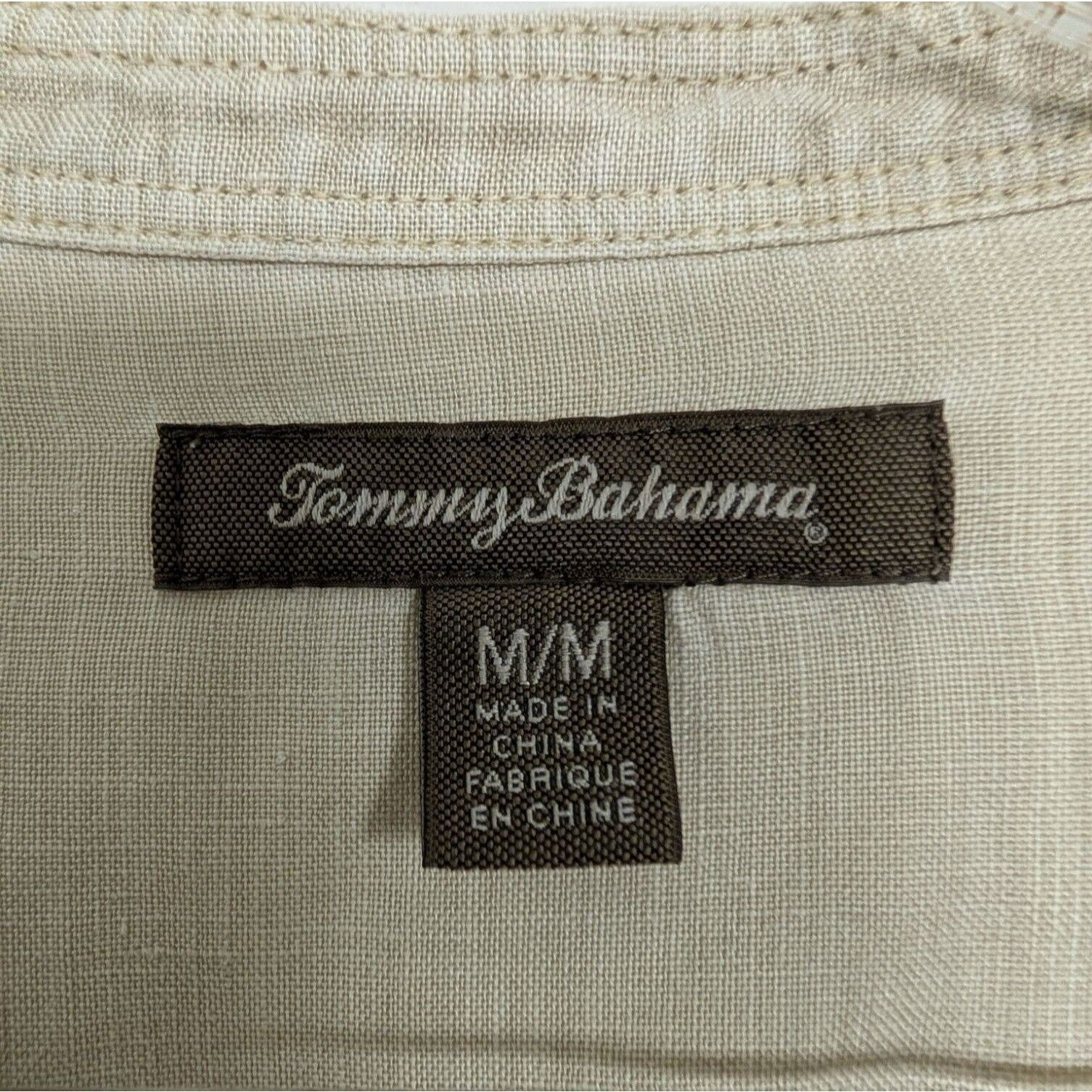 Tommy Bahama Tommy Bahama Linen Shirt Dress Womens Size Medium Beige Size M / US 6-8 / IT 42-44 - 7 Thumbnail