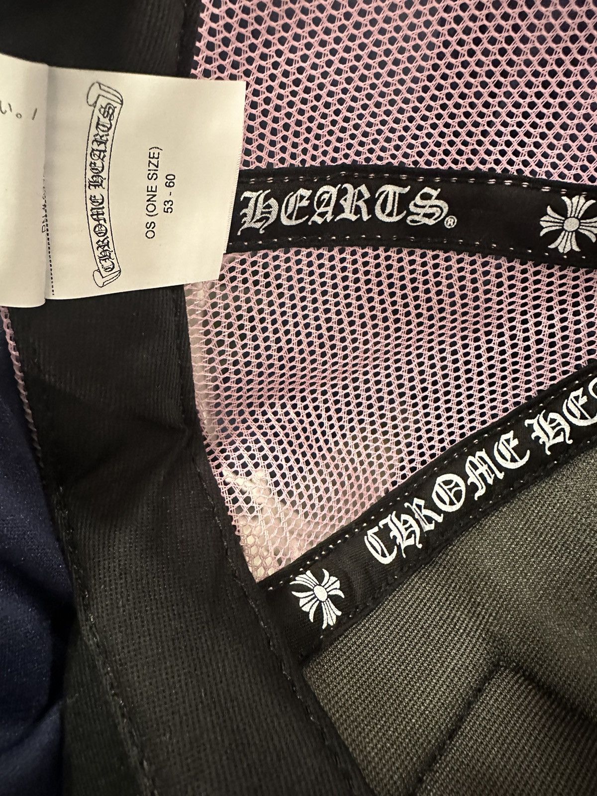 Chrome Hearts Chrome Hearts Hollywood CH Trucker Black/Pink RARE Size ONE SIZE - 6 Thumbnail