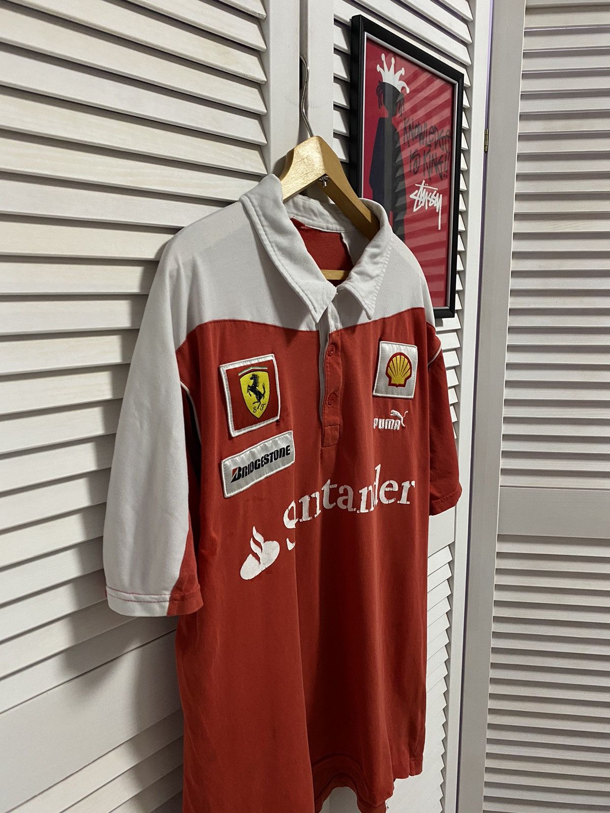 Ferrari × Puma Vintage Polo Tee Puma x Ferrari Racing Team Santander Size US M / EU 48-50 / 2 - 3 Thumbnail