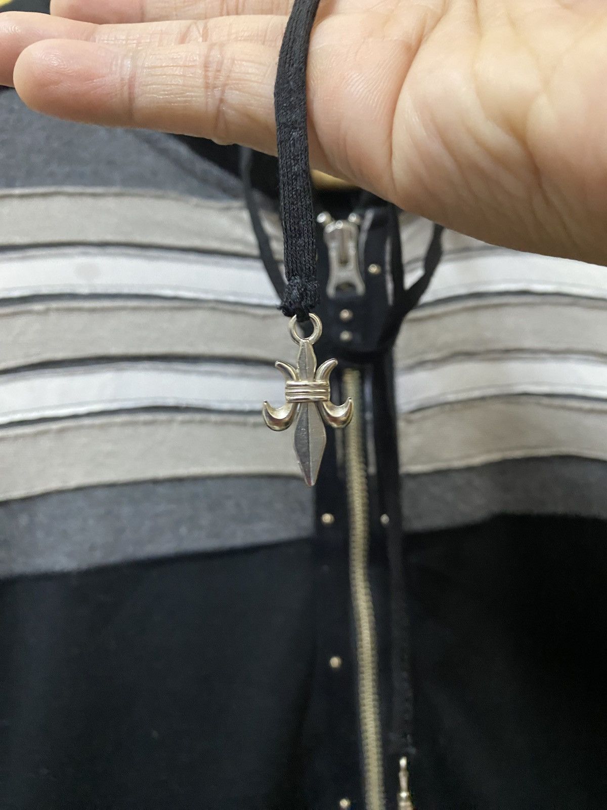 Japanese Brand Ozz Croce Connect Fabric Sweater Dragon Logo Zipper Size XXS / US 00 / IT 34 - 5 Thumbnail