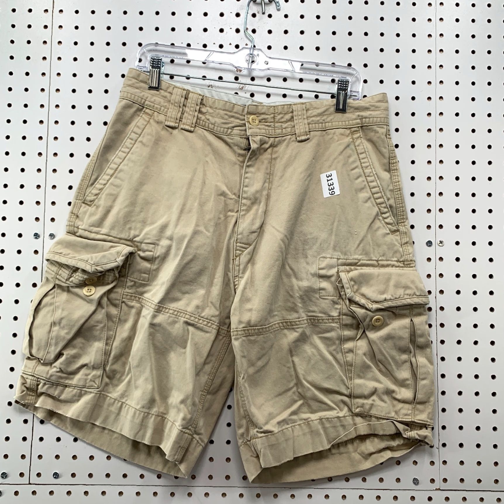 Polo Ralph Lauren Polo Ralph Lauren Cargo Shorts Mens Regular 33 Brown Canvas 10 Inseam Casuals Mens Size US XS / EU 42 / 0 - 5 Thumbnail