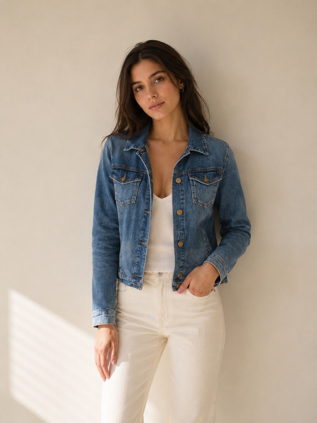 Other DEMOCRACY Western V Yoke Jacket With Side Zippers Size M / US 6-8 / IT 42-44 - 1 Thumbnail