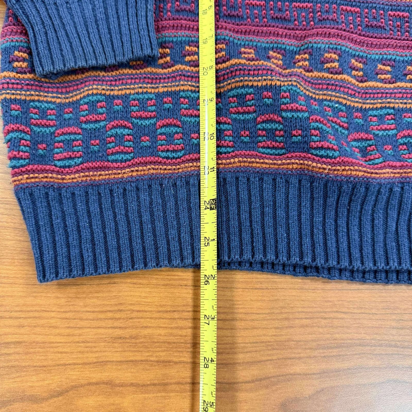 Other Crossings Sweater Retro Textured 3D Knitted Pullover Sweater Size US M / EU 48-50 / 2 - 8 Thumbnail