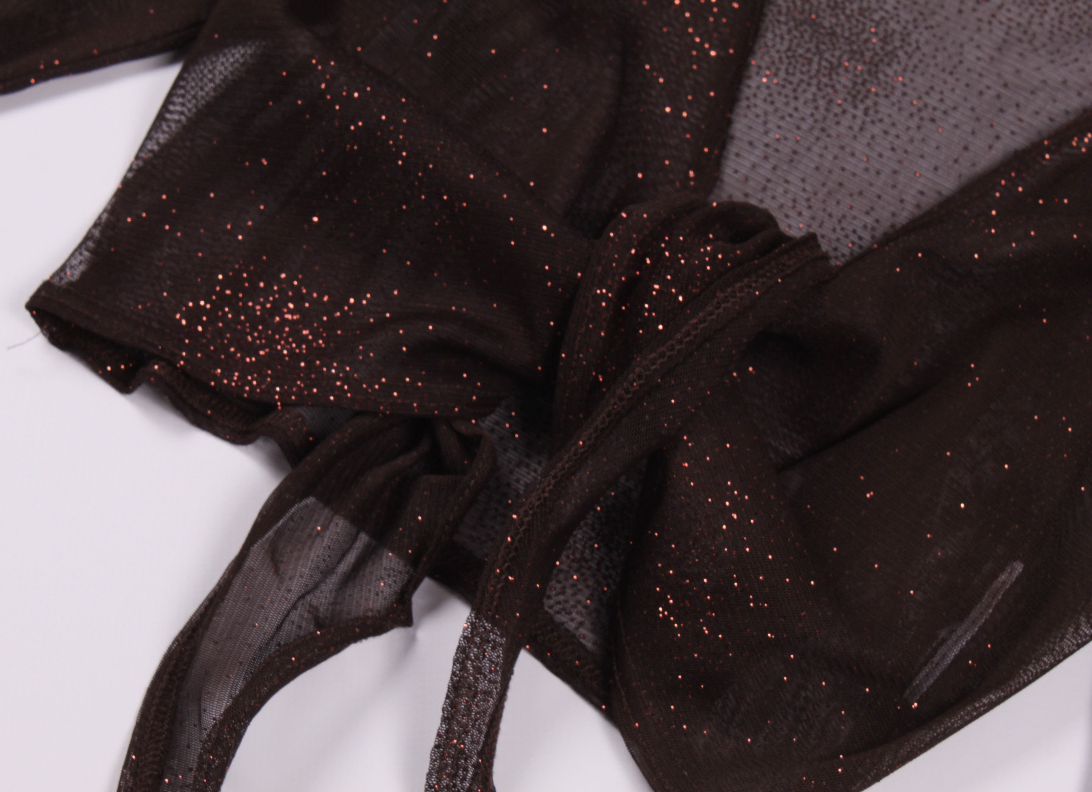 Vintage Vintage Y2K Mesh Sparkle Bolero Cropped Top Size ONE SIZE - 4 Thumbnail