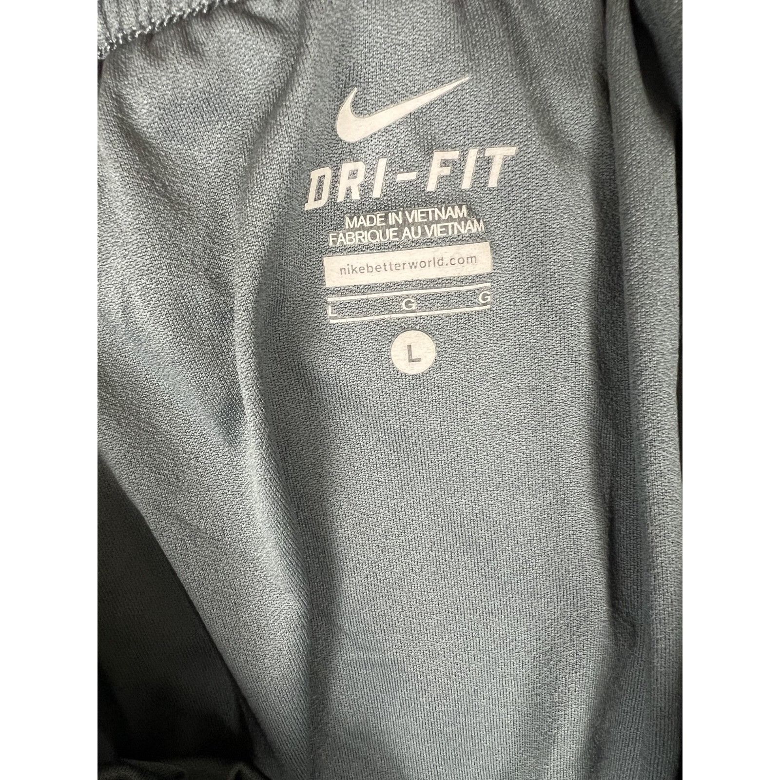 Nike Nike Dri-Fit Running Shorts Women's Size Large Blue Green At Size 28" / US 6 / IT 42 - 4 Thumbnail