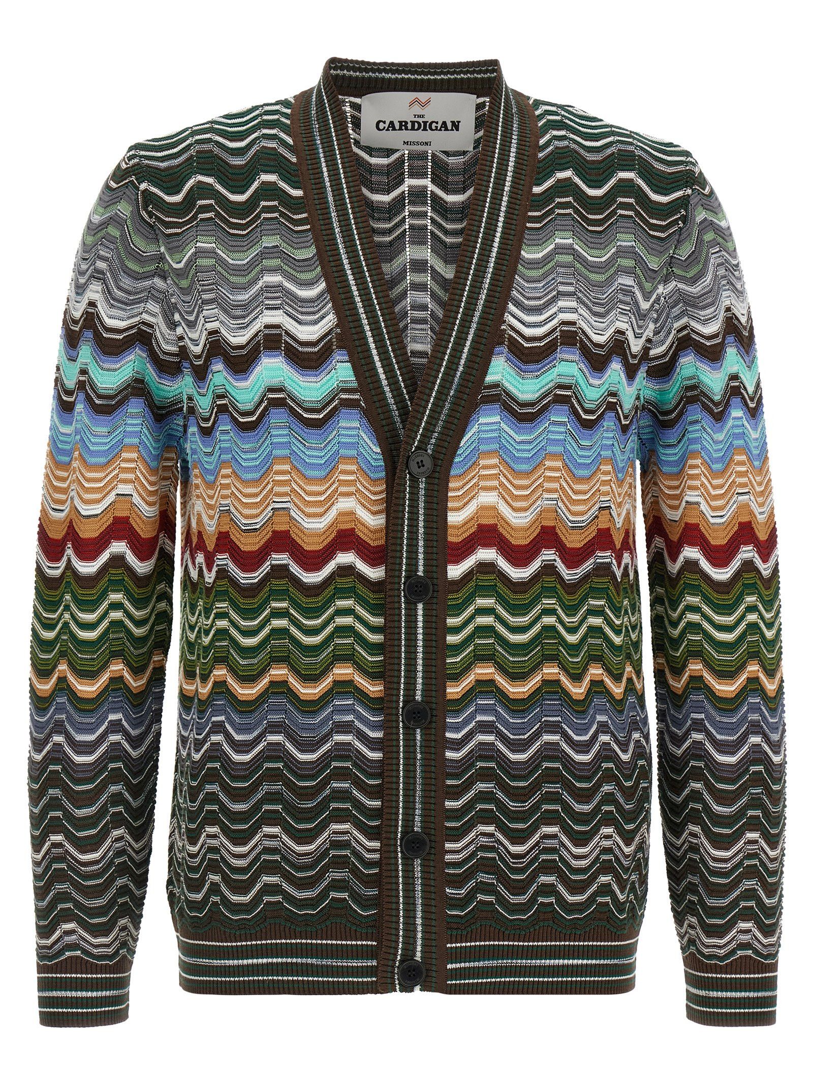 Greek Pattern Cardigan
