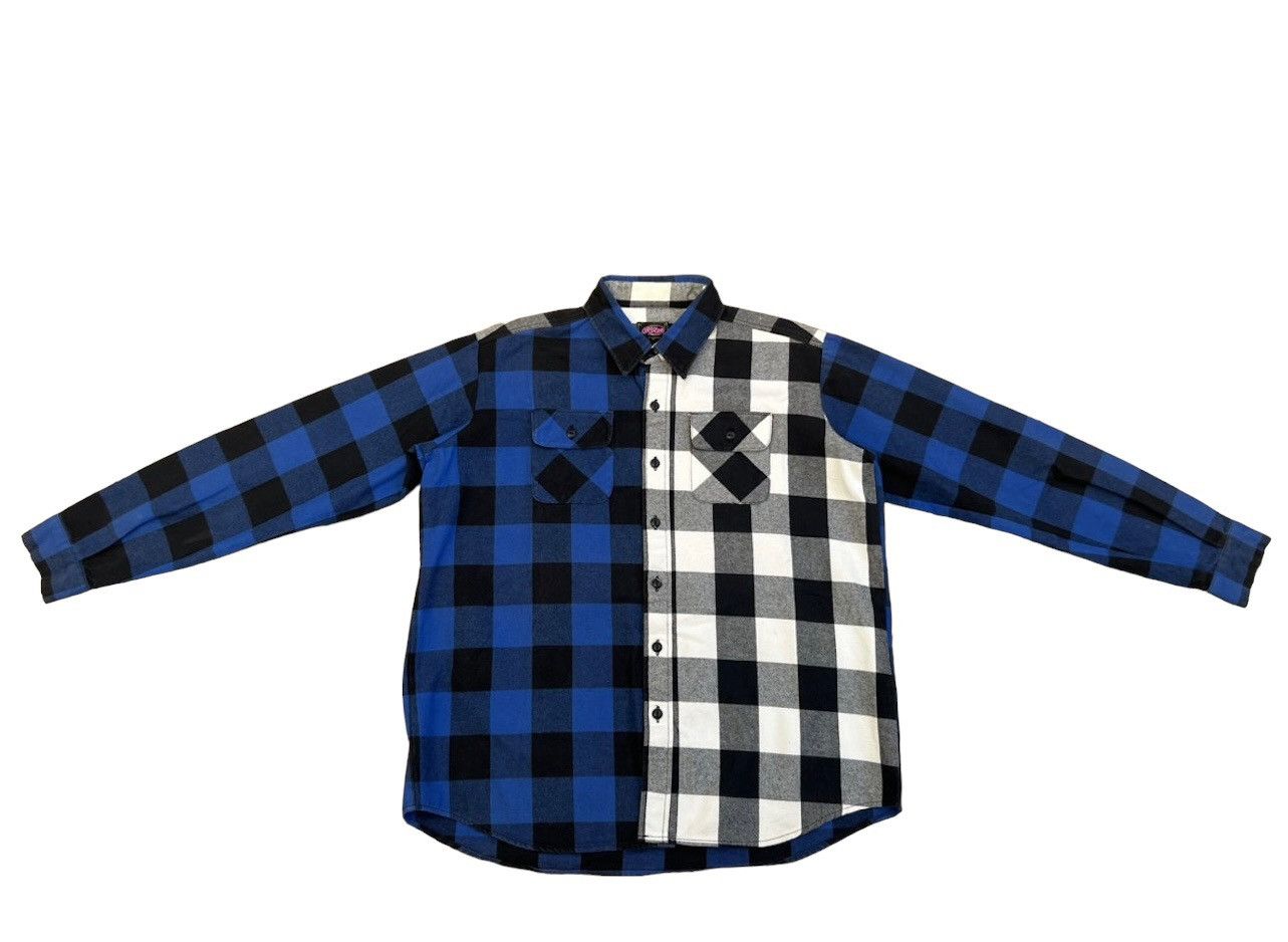 Japanese Brand Japan Brand ROTAR Thick Oversize Cyberpunk Flannel Shirt Size US M / EU 48-50 / 2 - 2 Thumbnail