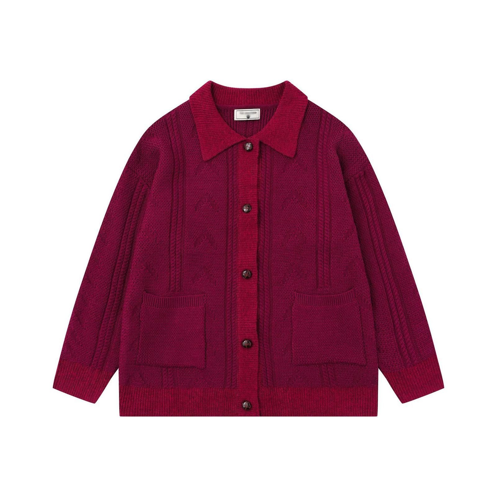 Other Wool-Blend Jacquard Knit Button-Up Cardigan Sweater Size US M / EU 48-50 / 2 - 5 Thumbnail