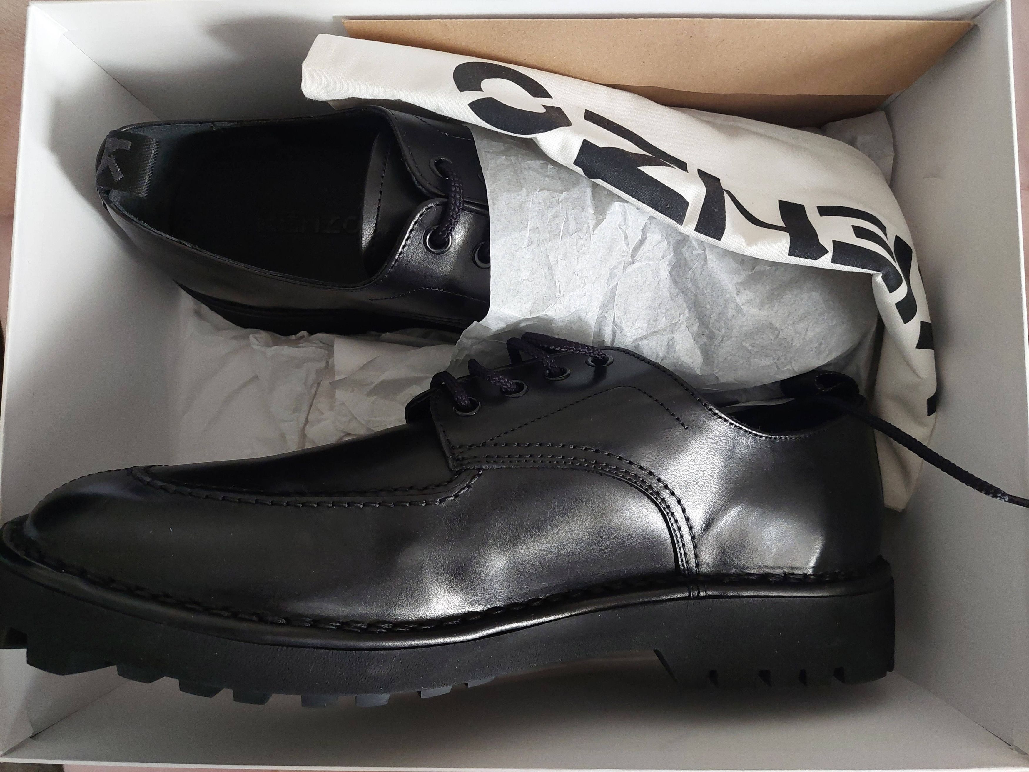 Kenzo Kenzo K-Mount Leather Derby Shoe Size US 12 / EU 45 - 1 Thumbnail