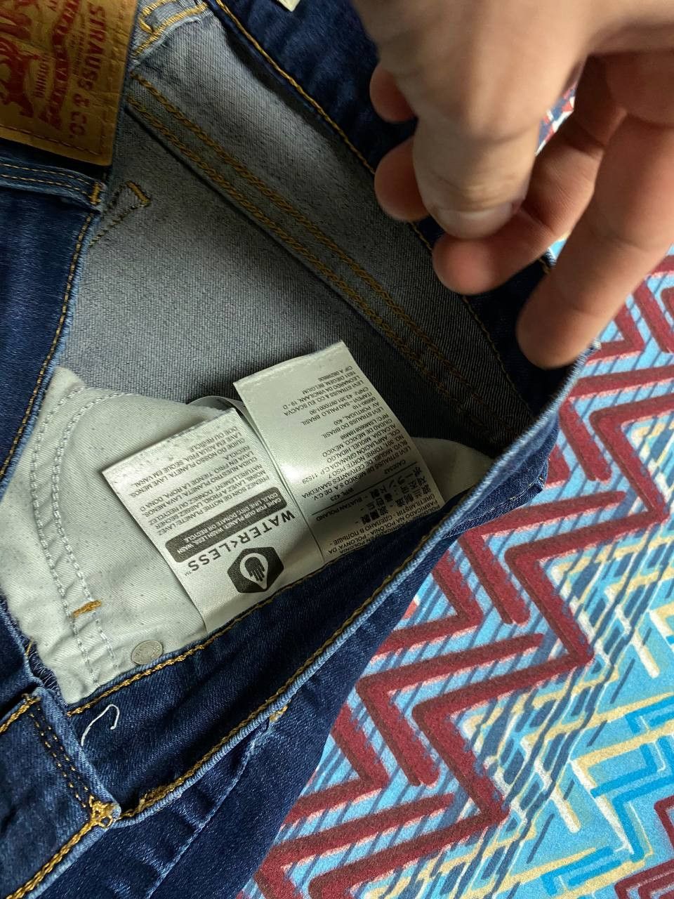 Levi's × Vintage Levis 311 Shaping Skinny Faded Distresed Size 29" - 3 Thumbnail