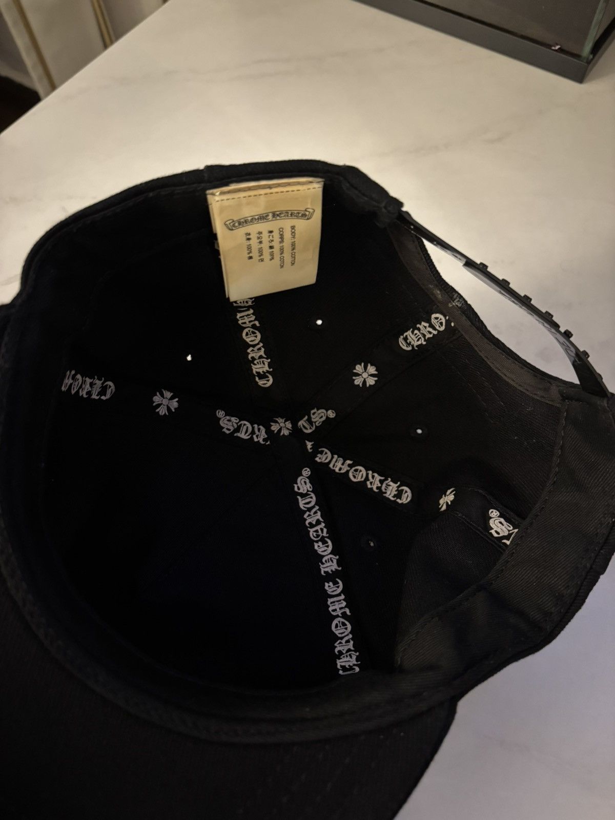 Chrome Hearts Chrome Hearts Vertical Logo Snapback Hat One Size Looks New Size ONE SIZE - 3 Thumbnail