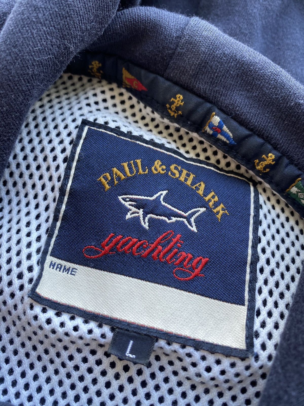 Paul & Shark 🔥Vntg Paul Shark Zip Up hoodie sun faded L size Size US L / EU 52-54 / 3 - 4 Thumbnail
