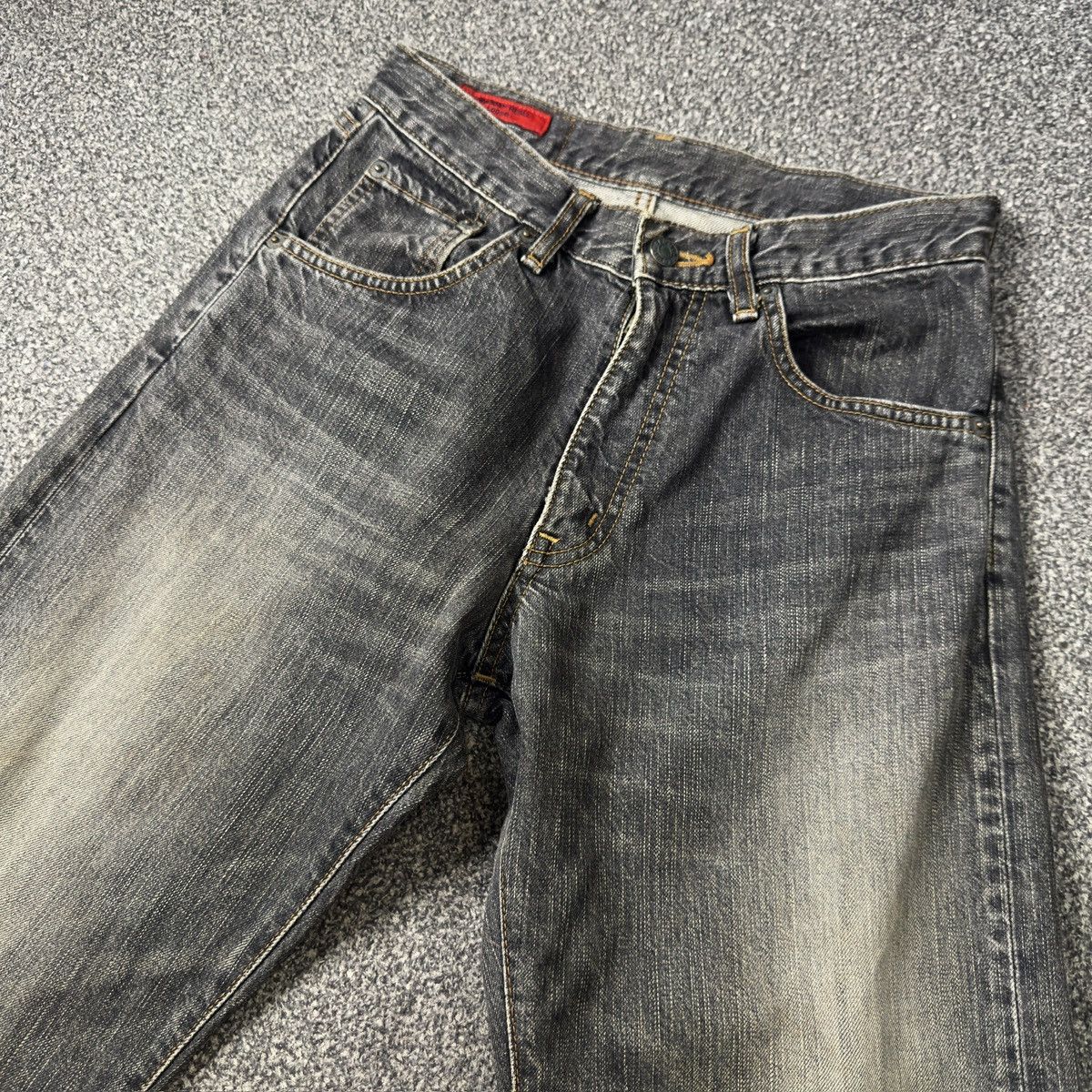 Denim & Co. 🔥🇯🇵 Vintage 90s Edwin 503z Rebel Loose Distressed Size US 28 / EU 44 - 3 Thumbnail