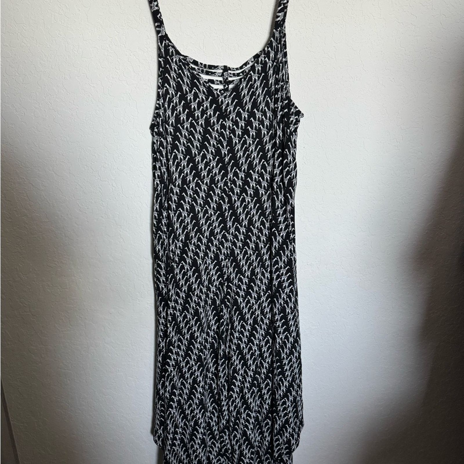 Other L-Vintage MK Black and White GIRAFFE Women's Romper Dress Size L / US 10 / IT 46 - 1 Thumbnail