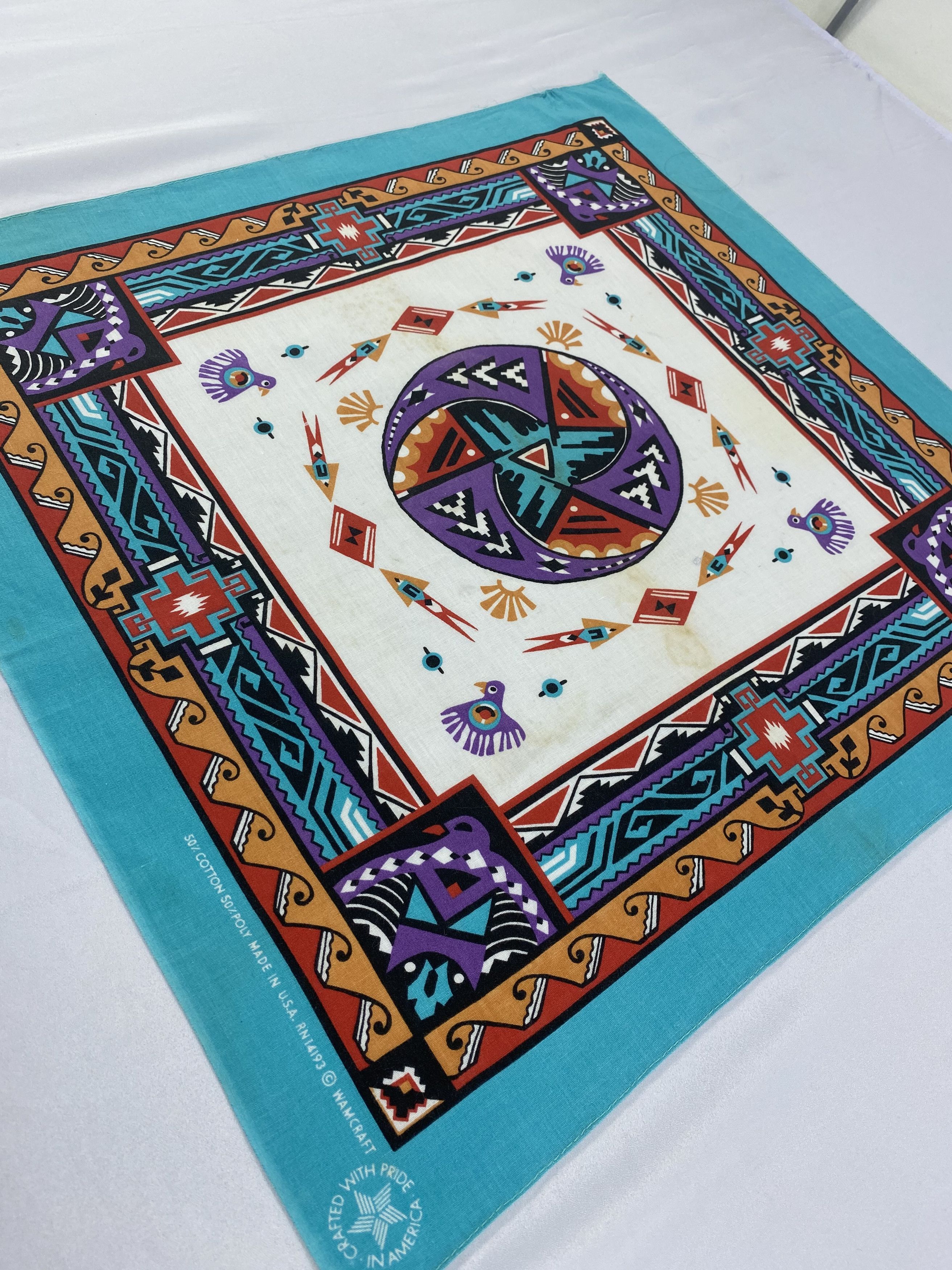 Vintage Paislee Navajo Handkerchief / Bandana / Neckerchief Size ONE SIZE - 4 Thumbnail