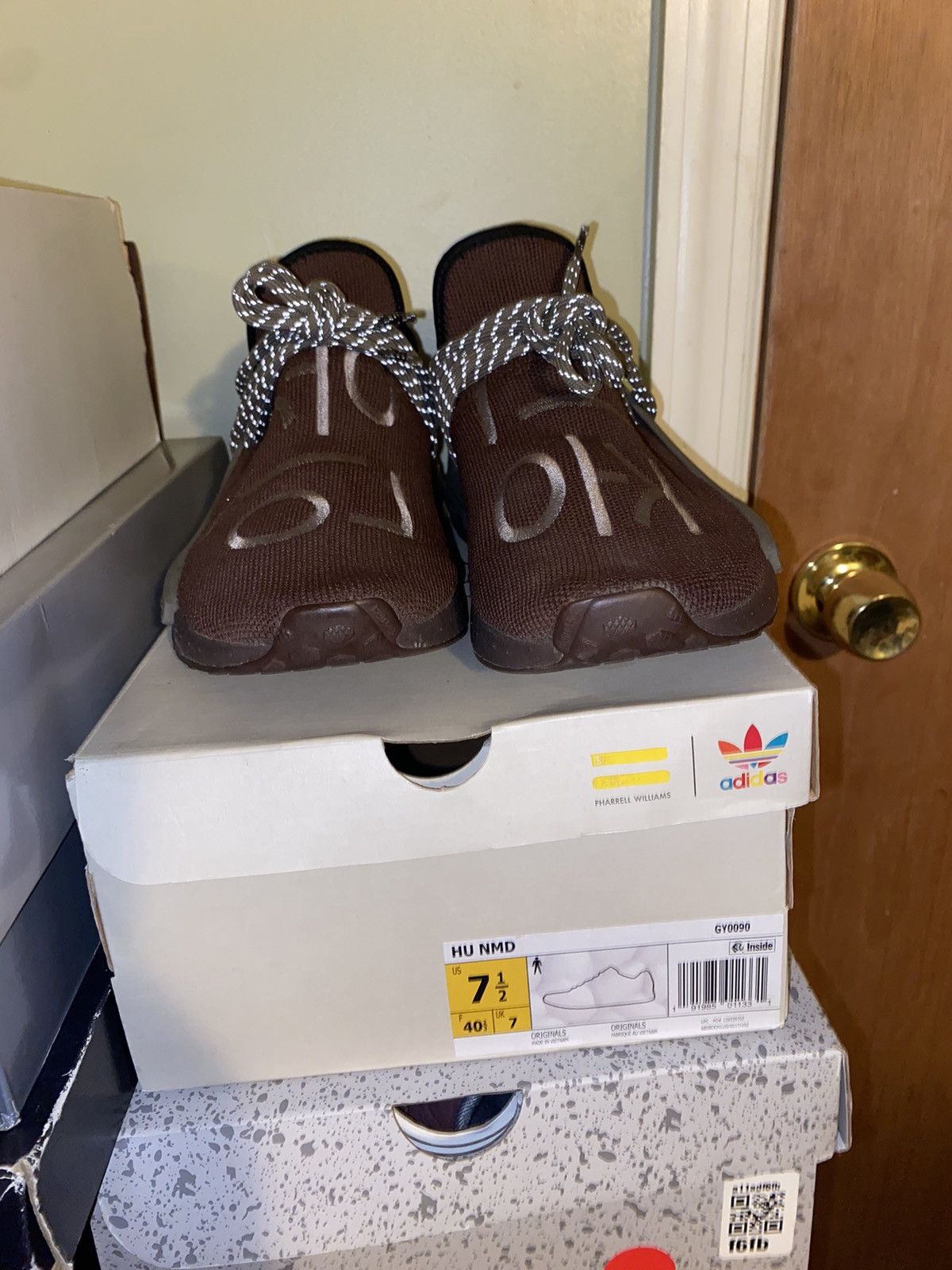 Adidas Pharrell Williams NMD HU racers Size US 7.5 / EU 40-41 - 3 Thumbnail
