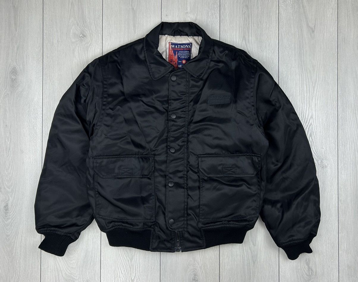 Japanese Brand × Vintage Aviation Flight Vintage Bomber Jacket USA size XL - L Size US XL / EU 56 / 4 - 1 Thumbnail