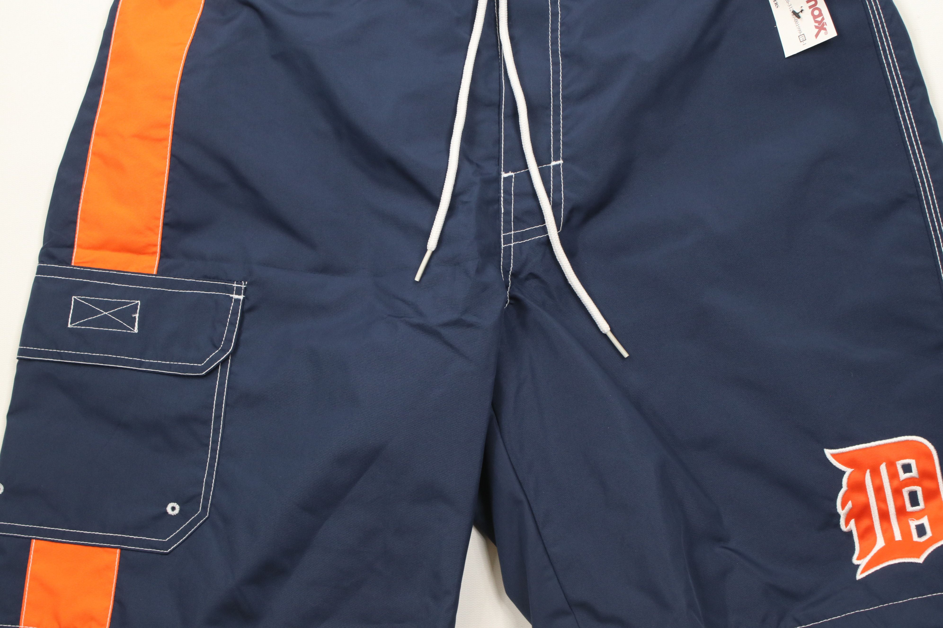 Vintage Deadstock Vintage Y2K Tigers Lined Swim Trunks Shorts Size US 34 / EU 50 - 3 Thumbnail