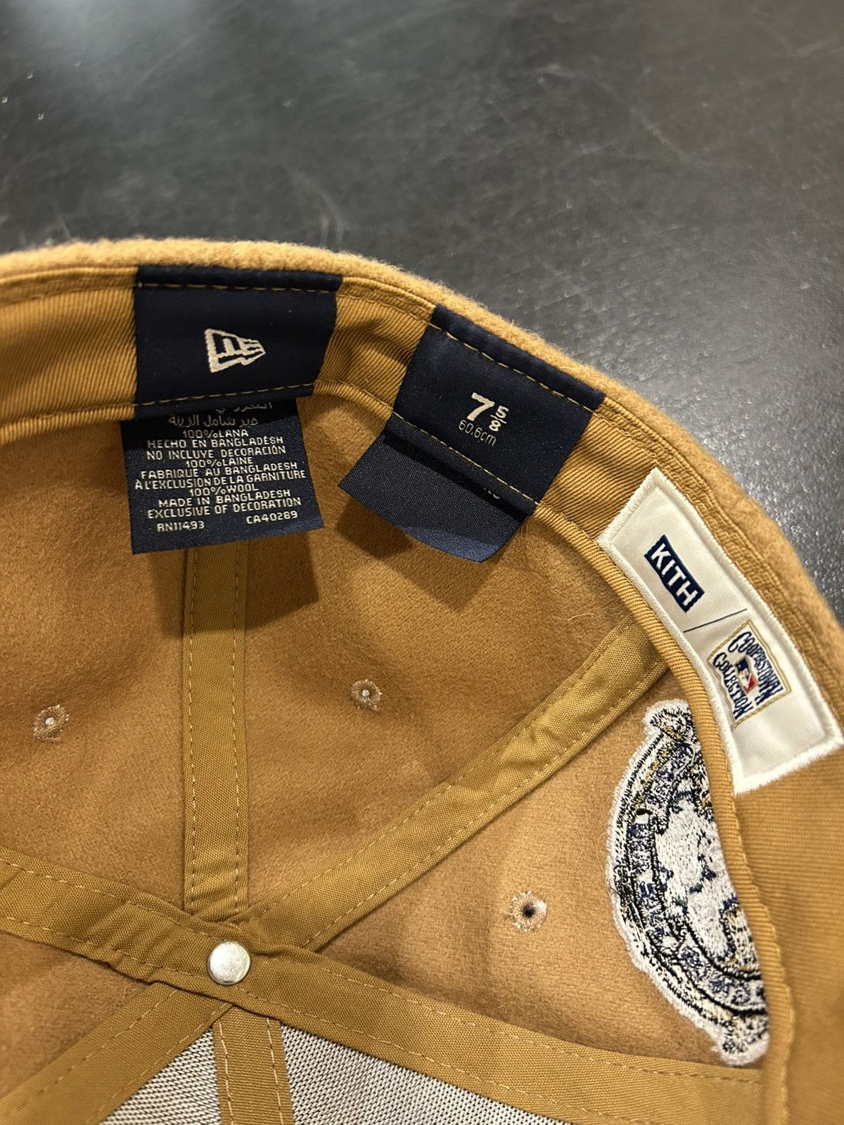 Kith × New Era × New York Yankees Kith X New Era X NY Yankees Wool Fitted Hat Size ONE SIZE - 6 Thumbnail