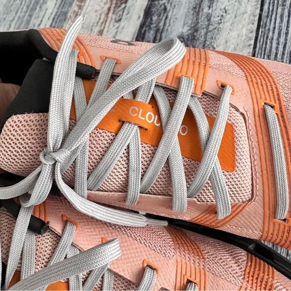 On On Running CloudGo Women's Peach/Orange Running Shoes Size US 10.5 / IT 40.5 - 5 Thumbnail