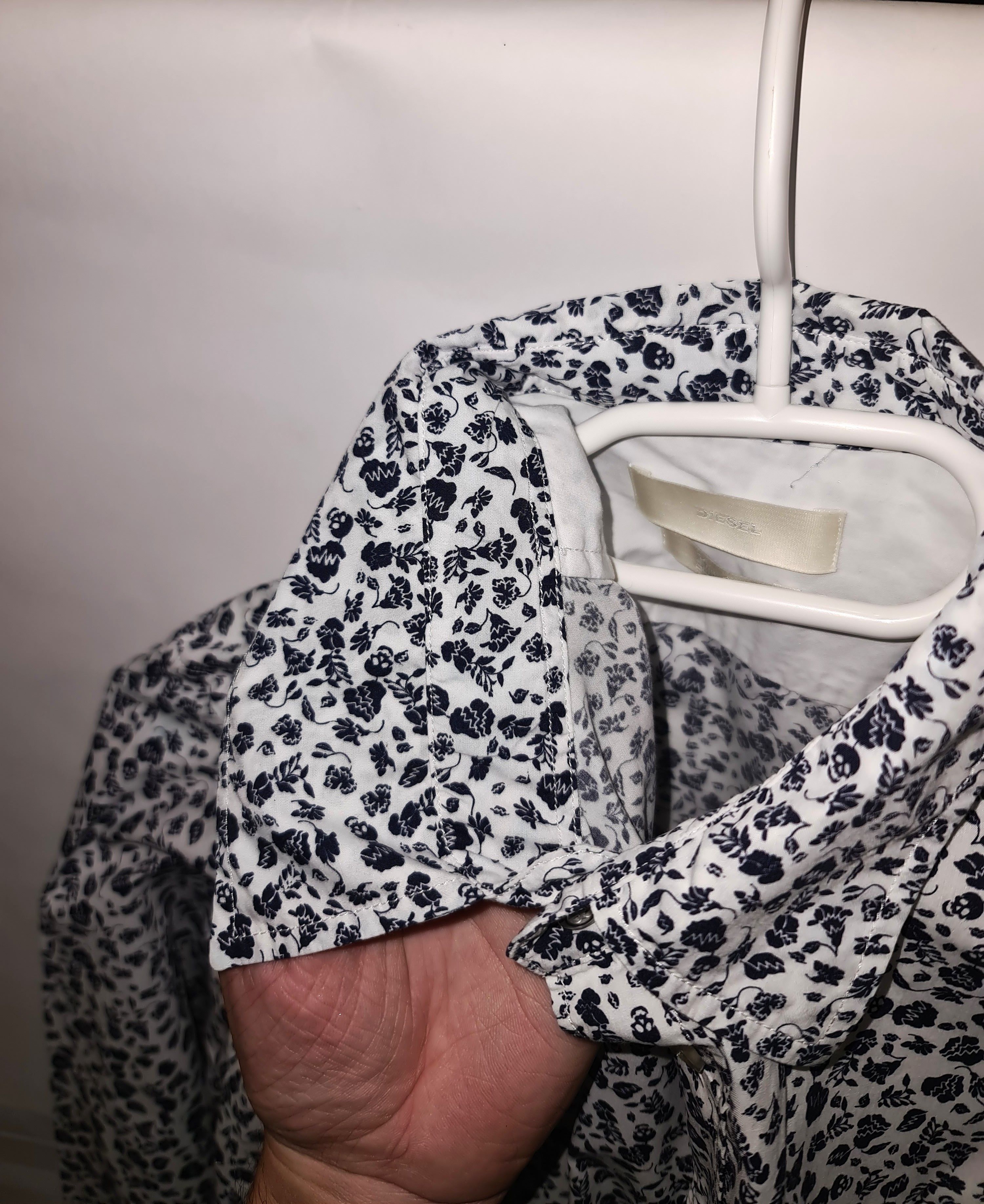 Diesel DIESEL floral skull shirt Size US L / EU 52-54 / 3 - 5 Thumbnail